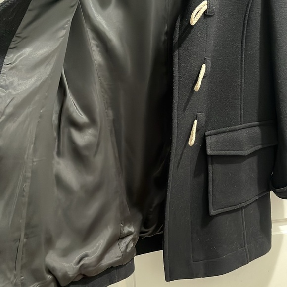 Banana Republic Black Wool Peacoat - Picture 10 of 10